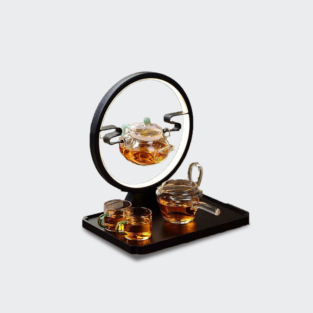 Transparent Retro Kung Fu Automatic Tea Brewer Set