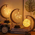 Magical Night Stand Lamp with Hanging Moon or Star: Create an Enchanting Ambience in Your Room