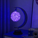 Magical Night Stand Lamp with Hanging Moon or Star: Create an Enchanting Ambience in Your Room