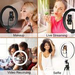 Vlogging 10" Ring Light for Crystal Clear Video Recording