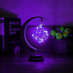 Magical Night Stand Lamp with Hanging Moon or Star: Create an Enchanting Ambience in Your Room