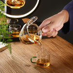 Transparent Retro Kung Fu Automatic Tea Brewer Set