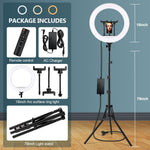 Premium 18" RGB Ring Light with Adjustable Tripod Stand: Take Your Vlogging to the Next Level