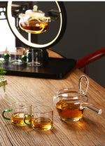 Transparent Retro Kung Fu Automatic Tea Brewer Set