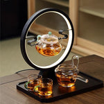 Transparent Retro Kung Fu Automatic Tea Brewer Set